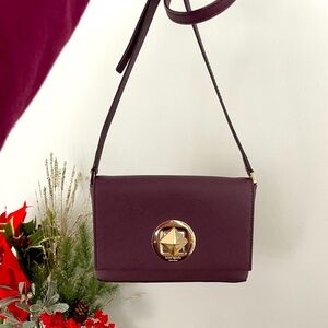 Deep Purple Kate Spade Crossbody Purse - Lightly Worn